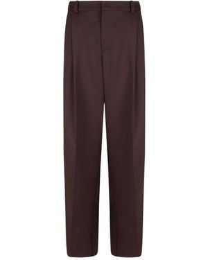 Elisabetta Franchi プリーツポケット パンツ - パープル