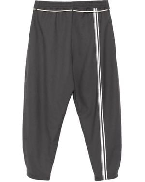 Mordecai Pleated Drawstring Trousers - Grey