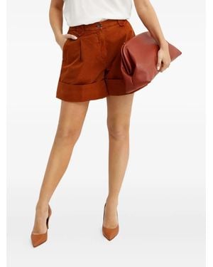 Fay Belt-Loop Shorts - Brown