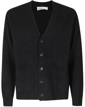 Roberto Collina Casentino Wool Cardigan - Black