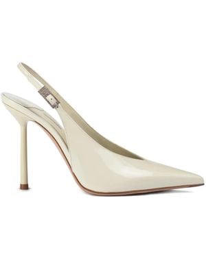Le Silla Clivage Slingback Court Shoes - White