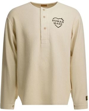 Human Made Geknöpfter Pullover - Natur