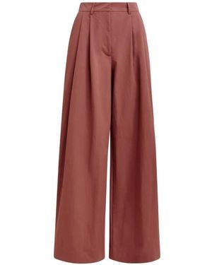 Essentiel Antwerp Pleated Trousers - Red