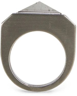 Rick Owens Hollywood Pyramid Ring - Grey