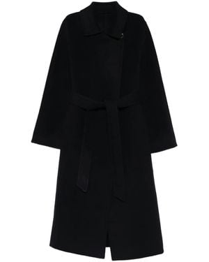 The Curated Collection Manteau À Taille Ceinturée - Noir