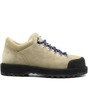 Diemme Lace-Up Suede Boots - Green