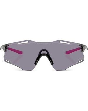 Oakley Cybr Zero Shield-Frame Sunglasses - Grey