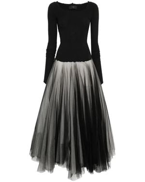 Marc Le Bihan Tulle Maxi Dress - Black