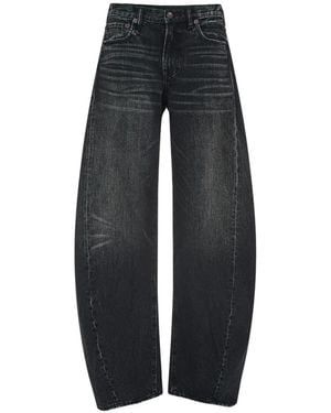 R13 Janine Barrel-Leg Jeans - Blue