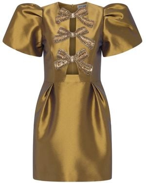 Rebecca Vallance Venus Mini Dress - Metallic