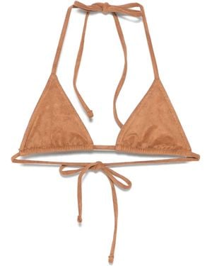 Frankie's Bikinis X Bella Hadid トライアングル ビキニトップ - ブラウン