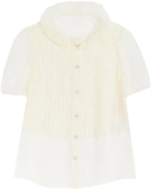 Valentino Garavani Chiffon Shirt - White