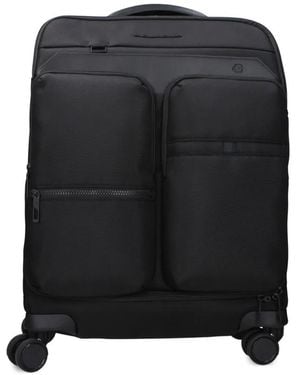 Piquadro Valise À Anse Télescopique - Black