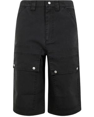 OAMC Peacemaker Knee-Length Shorts - Black