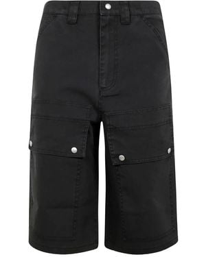 OAMC Peacemaker Knee-Length Shorts - Black