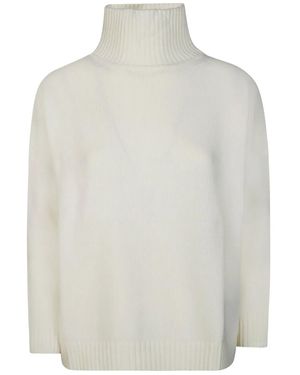 Weekend by Maxmara Borgia High-Neck Sweater - White