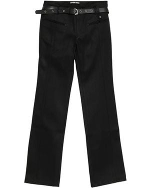 Hyein Seo Belted Pocket Trousers - Black