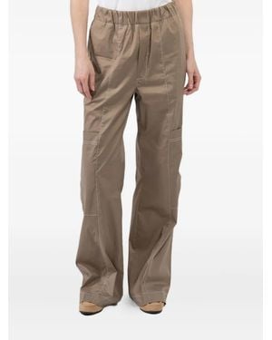Jejia Pantaloni Con Vita Elasticizzata - Neutro