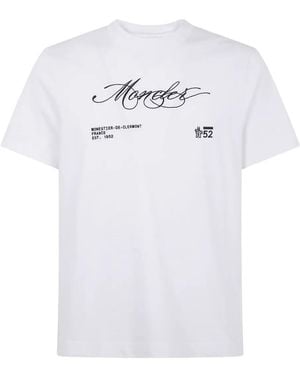 Moncler ロゴ Tシャツ - ホワイト