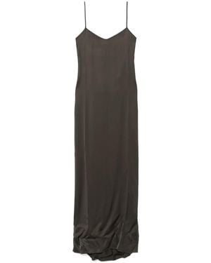 Andrea Ya'aqov Rückenfreies Maxikleid - Braun