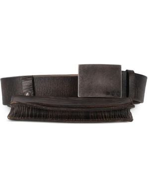 DSquared² Leren Riem - Wit