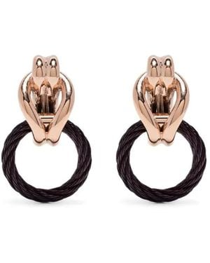 Charriol Orecchini Celtic Knot - Bianco