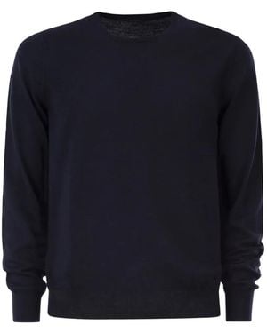 Kiton Crew-Neck Jumper - Blue