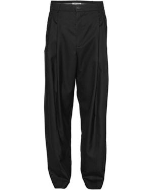Henrik Vibskov Claus Pleated Trousers - Black
