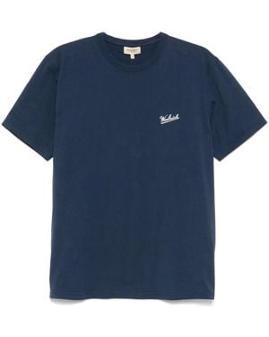 Woolrich ロゴ Tシャツ - ブルー