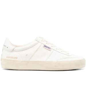 Golden Goose Soul Star Leather Trainers - White