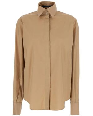 FEDERICA TOSI Long-Sleeved Shirt - Natural