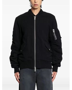Giorgio Brato Zip-Fastening Bomber Jacket - Black