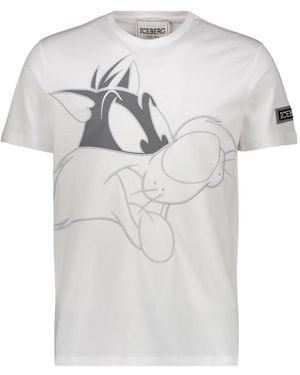 Iceberg X Looney Tunes Printed T-Shirt - Gray