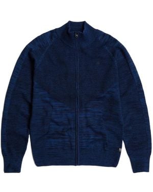 G-Star 3D Biker Cardigan Mit Reißverschluss - Blau