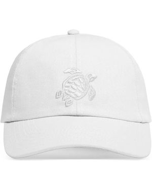 Vilebrequin Turtle-Embroidered Baseball Cap - White