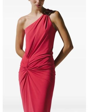 Baobab Canoa Knot-Detail Dress - Red