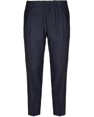 BE ABLE Pantalon Plissé À Lien De Resserrage - Blue