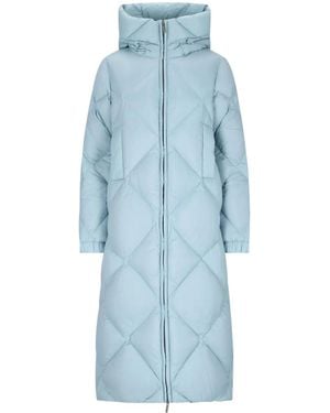 K-Way Hooded Padded Coat - Blue