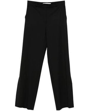 MEDEA Straight-Leg Trousers - Black