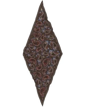 Bimba Y Lola Paisley Diamond Scarf - Brown