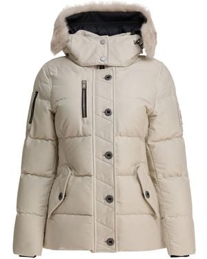 Moose Knuckles Hooded puffer jacket - Natur