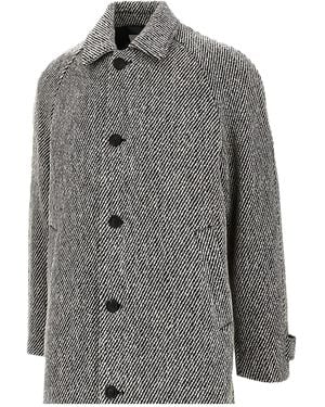 Les Deux Manteau Michael À Simple Boutonnage - Grey