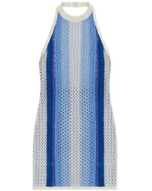 Kith Robe Courte En Crochet Anya - Blue