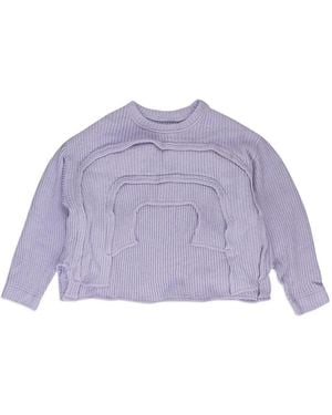 Who Decides War Crew-Neck Sweatshirt - Purple
