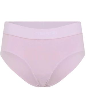 Tom Ford Bragas Con Logo En La Cinturilla - Rosa