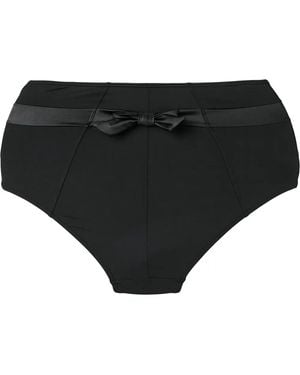 Marlies Dekkers Cache Coeur High-Waisted Bikini Briefs - Black