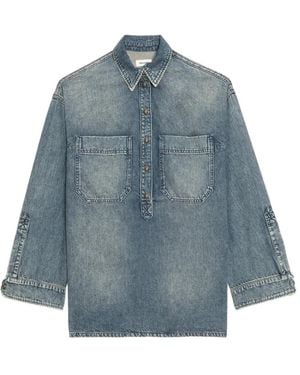 Zadig & Voltaire Timona Denim Shirt - Blue