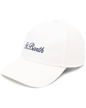 MC2 Saint Barth Logo-Embroidered Baseball Cap - White