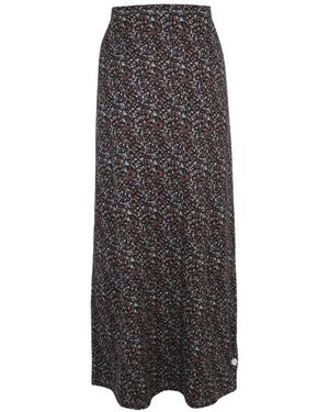 Rabanne Maxi-Rok Met Print - Grijs