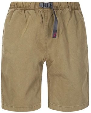 Gramicci Elastic-Waistband Shorts - Natural